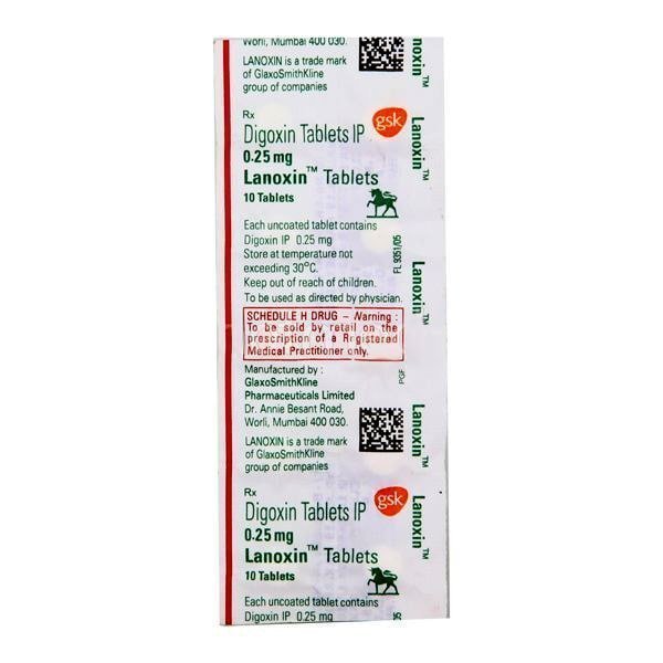 Lanoxin-0.25-Mg.jpg Lanoxin 0.25 Mg - Image 1