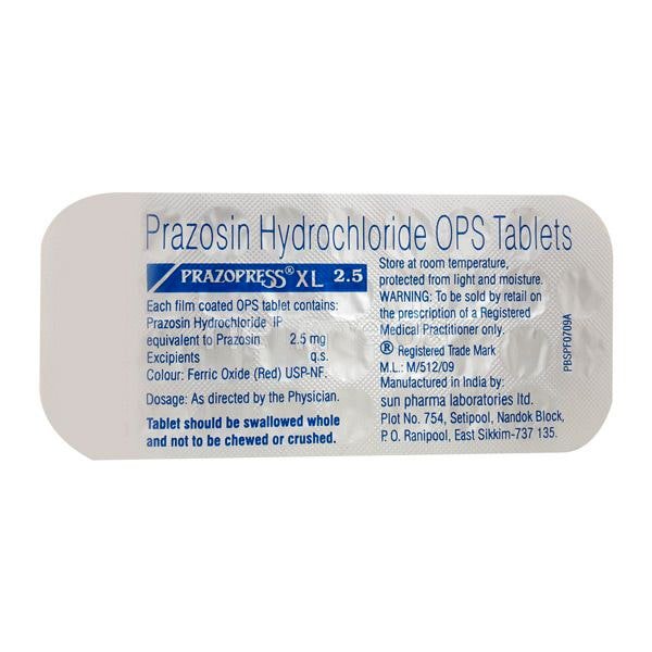 Prazopress-Xl-2.5-Mg.jpg Prazopress Xl 2.5 Mg - Image 1